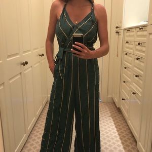 Anthropologie wide leg jumpsuit
